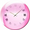 フロート時計【３色ピンク】 ブログパーツ　サムネイル